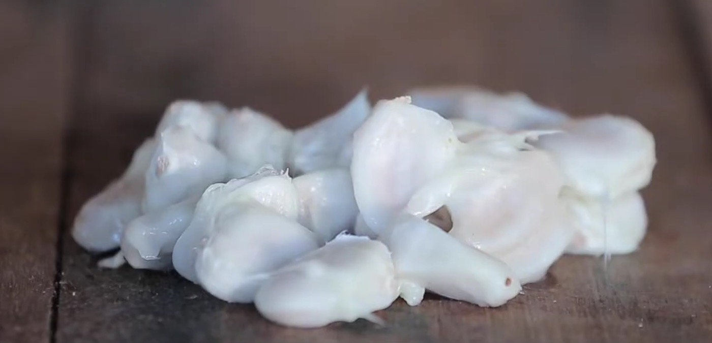 What are these pale, wet beans, and are they ready to eat?
